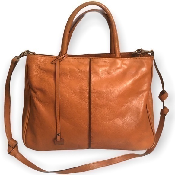 Hobo brown leather two way bag